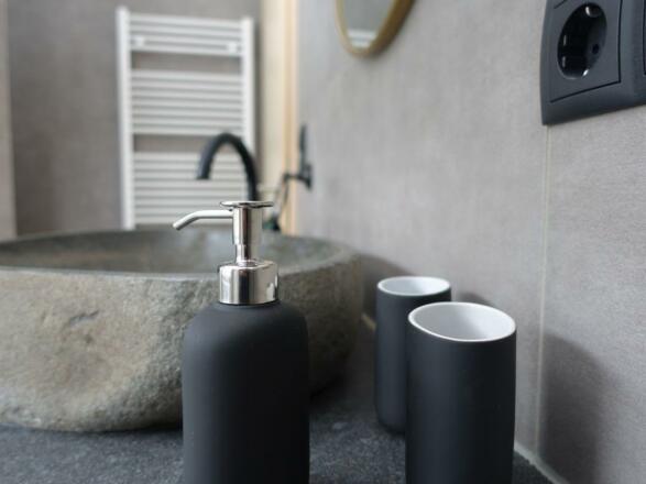 Badezimmer Tirol Chalet Voldertal