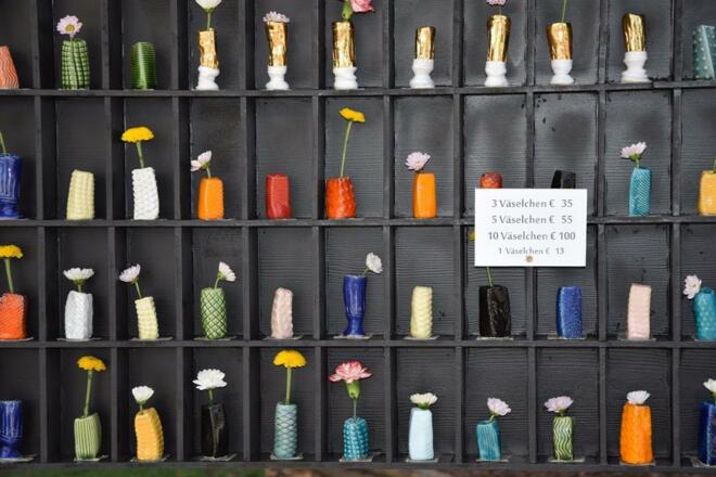 Vasen von K & K Keramik Gmunden