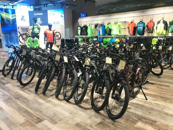 Große Auswahl an Fahrrädern - Intersport Gmunden