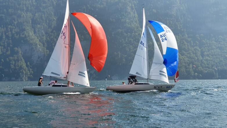 einfach großartig - perfektes Spinnakersegeln