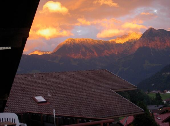 Blick vom Balkon