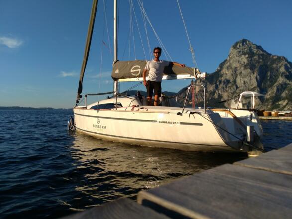 Segellehrer mit Ausbildungsgerät Sunbeam22