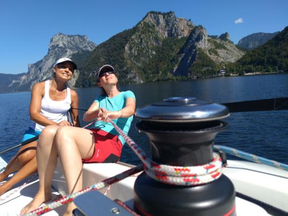 Segeltrimm und Steuern, gewünschter Kurs liegt an