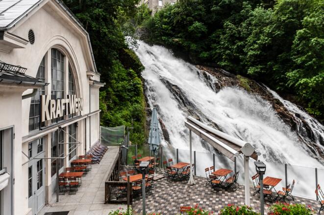 Bad Gastein - Kraftwerk en Wasserfall