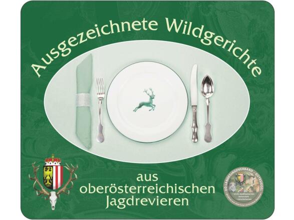 Wildbretplakette des OÖ. Landesjagdverbandes
