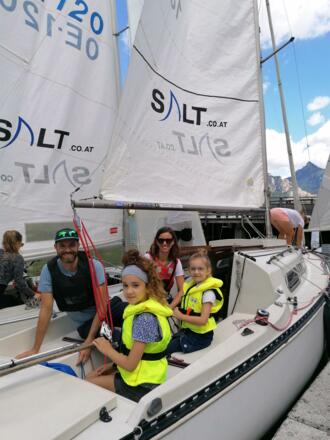 für Kinder bestens geeignet - gemeinsames Segeln