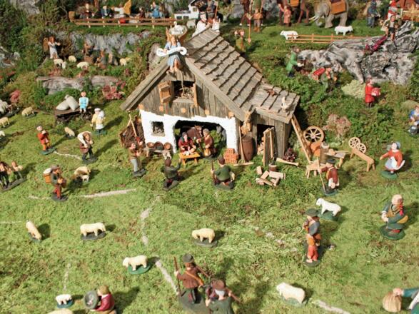 Viechtwanger Hauskrippe - Stall von Betlehem
