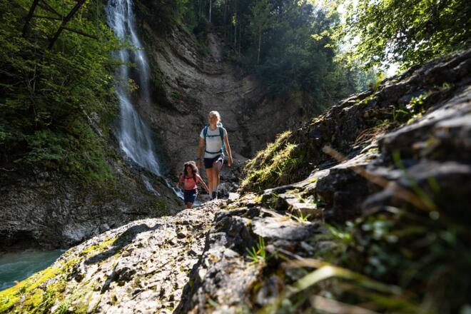 Bergzeit Alpenüberquerung - Tag 2 Tiefenbachklamm