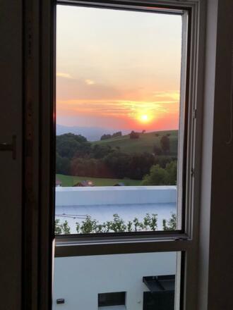 Ausblick Schlafzimmer