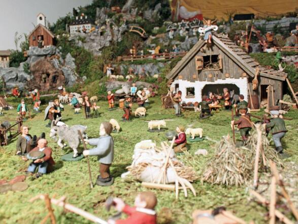 Viechtwanger Hauskrippe - Heumanderl