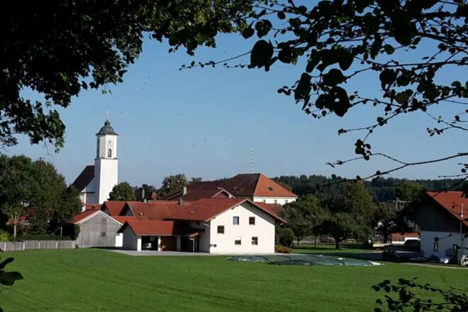 Blick nach Albaching