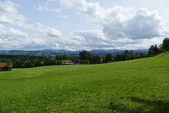Wunderbare Ausblicke auf das Ostallgäu.