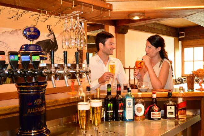 Hotelbar im Restaurant