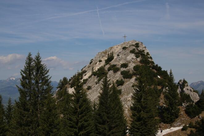 Blick auf die Naunspitze ...