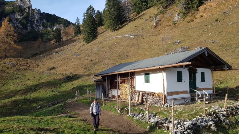 Die einsame Brandlbergalm, 1230 m