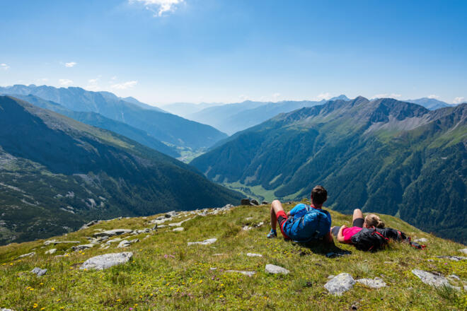 Blick auf Mallnitz und die Bergwelt der Hohen Tauern