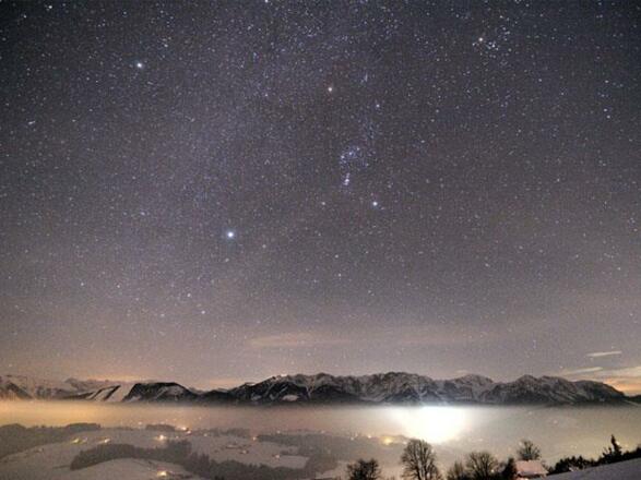 Sternwarte Gmunden Startrails at Traunsee
