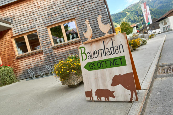 Bauernladen in Felixe Minas Haus