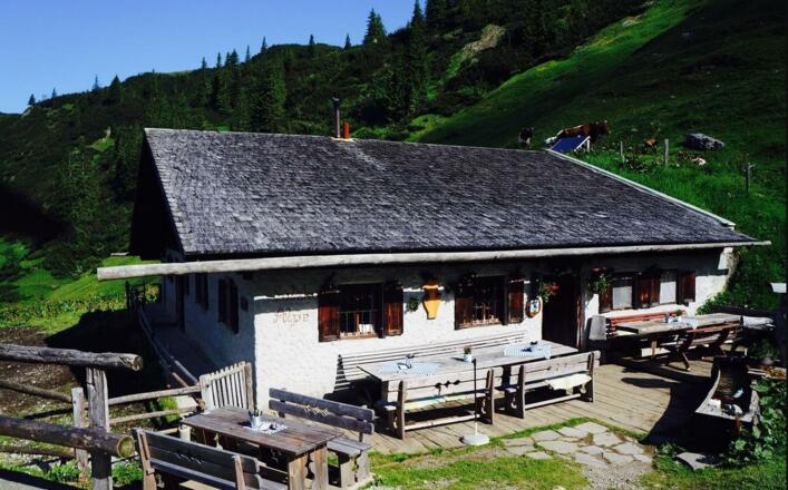 Sulzkaralm im Gebiet Gosaukamm