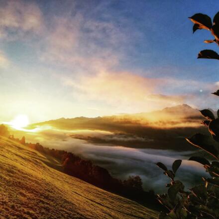 Sonnenaufgang am Stefflhof