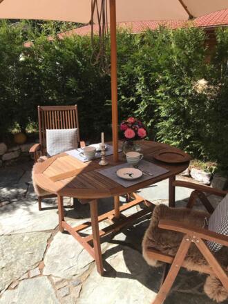 Die gemütliche Sonnenterrasse