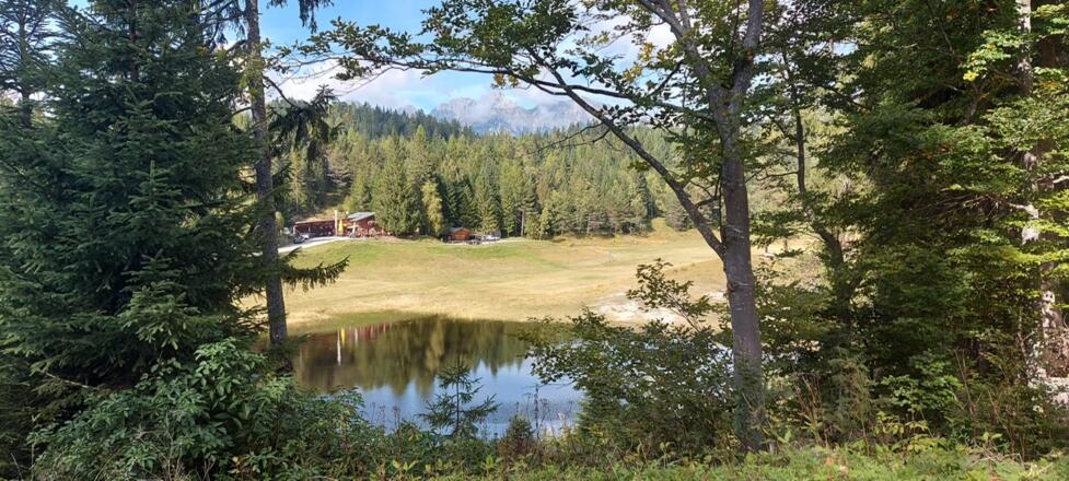 Blick zur Lottenseehütte