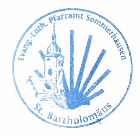 Sommerhausen - Pilgerstempel St. Bartholomäus