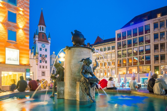 Altes Rathaus am Marienplatz in München
