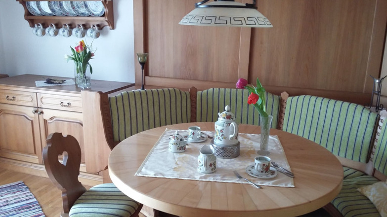 Ferienwohnung Dachs - Frühstücksraum
