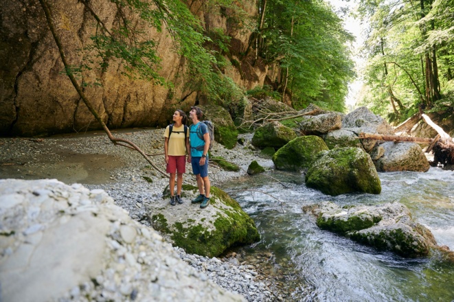Engenlochschlucht, Wasserwanderweg in Hittisau