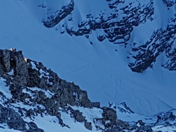 Spuren in der Nordrinne