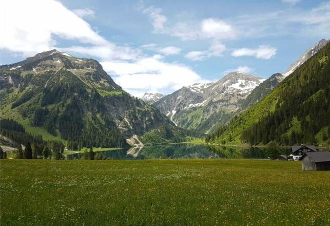 Ein Juwel: Der Vilsalpsee im Tannheimer Tal (Naturschutzgebiet)