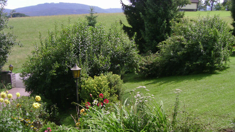 Ferienwohnung Dachs - Gartenansicht