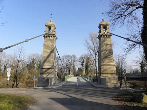 Kabelhängebrücke bei Langenargen