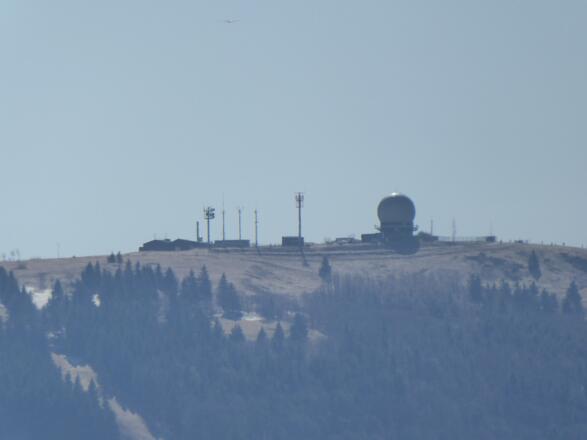 Blick von der Milseburg auf die Wasserkuppe