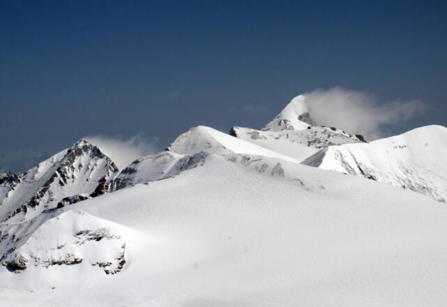 Blick vom Romariswandkopf Richtung Wiesbachhorn