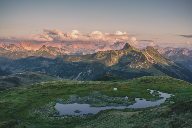 Blick vom Portlahorn