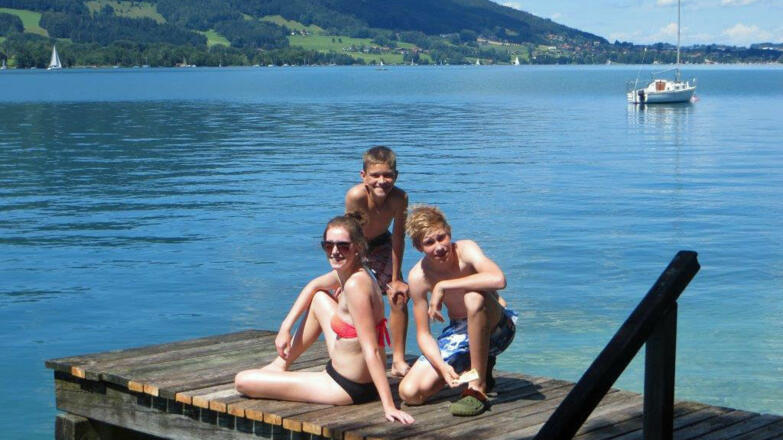 Badeplatz Biohof Schwanser Steinbach am Attersee