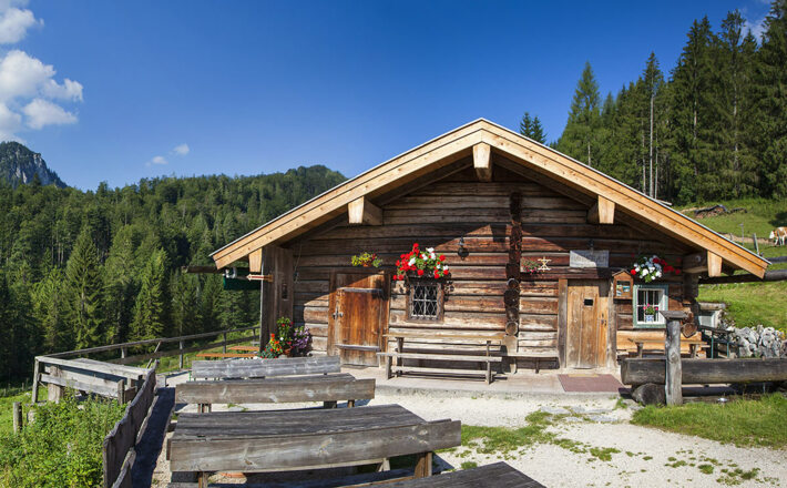 Die Harbachalm bei Weißbach