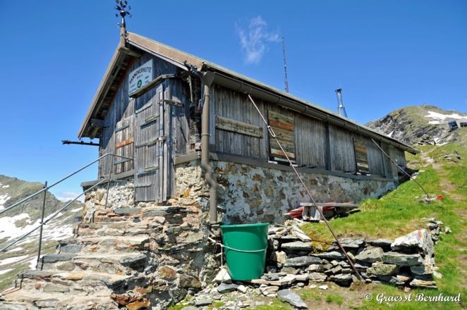 Schon 1886 wurde die Hütte das erste Mal gebaut.