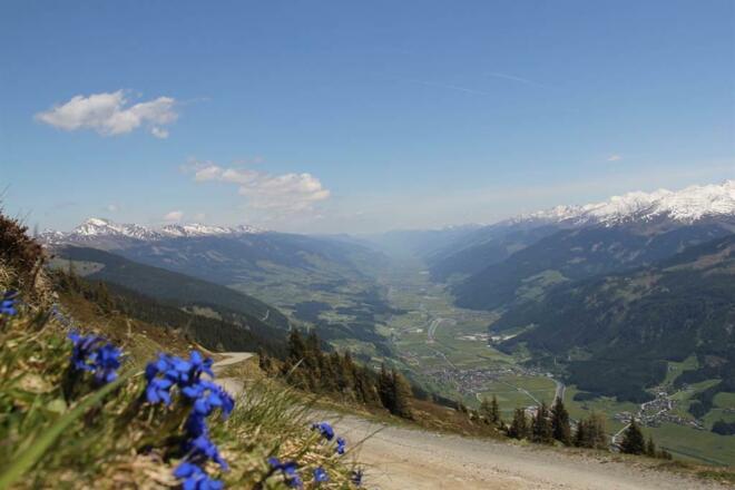 Blick ins Salzachtal vomWildkogel aus