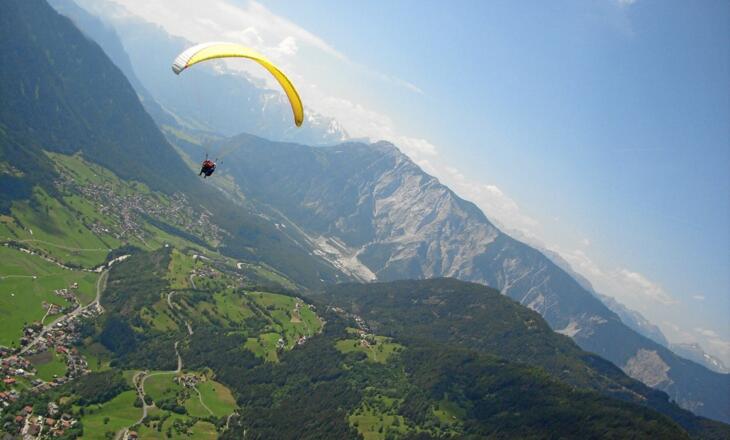 Ötztal, Region Oetz, Paragleiten, Sommer