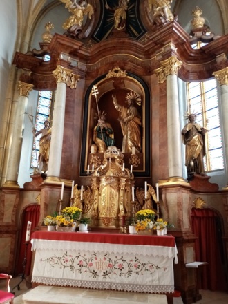 Altar in der Pfarrkirche Rottenbach