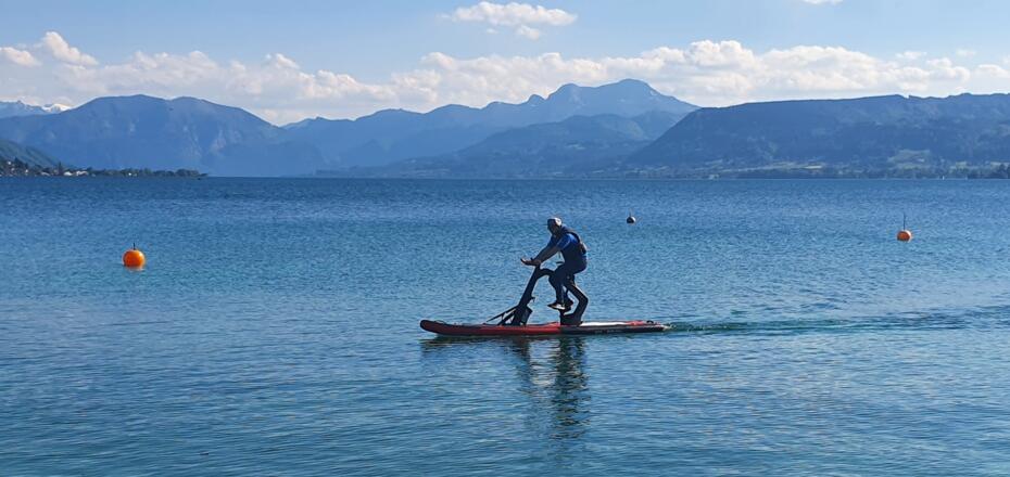 Wasserfahrrad Attersee