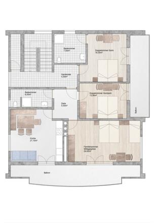 Ferienwohnung Einteilung