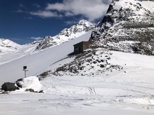 Vermuntpass mit Zollhütte