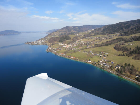 Luftaufnahme Steinbach am Attersee