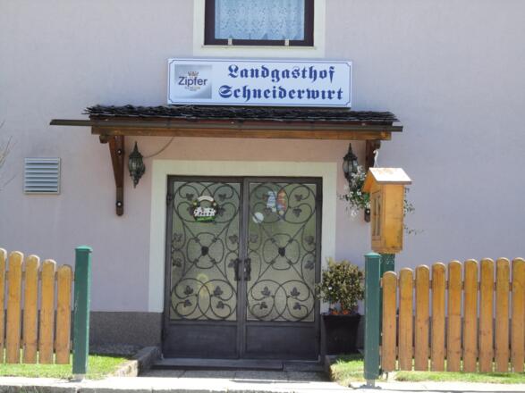 Landgasthof Schneiderwirt - Eingang