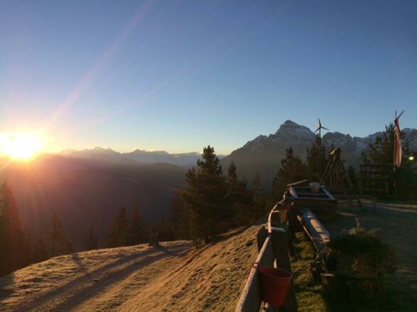 Sonnenuntergang Pfarrachalm