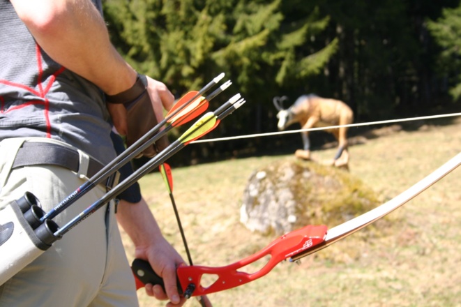 Bogenschießen für Fortgeschrittene im Bergparcours